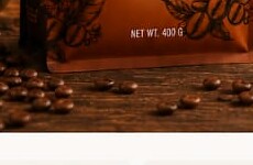 Freshly roasted beans