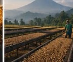 Coffee drying beds